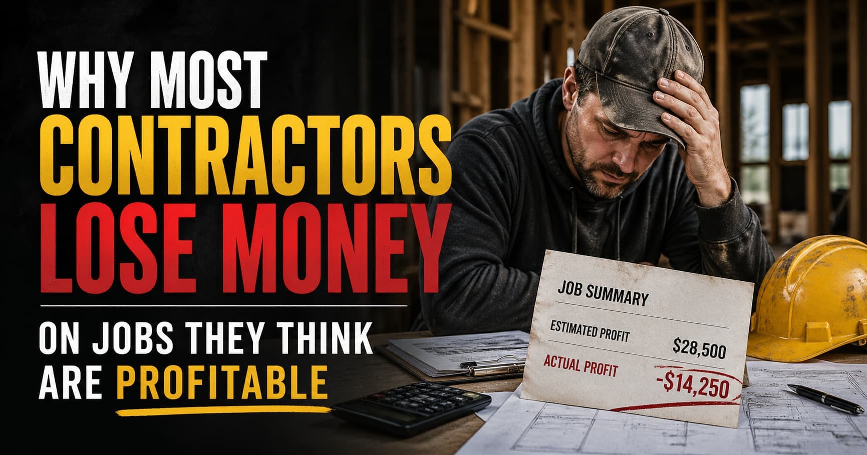 Why Most Contractors Lose Money on Jobs They Think Are Profitable
